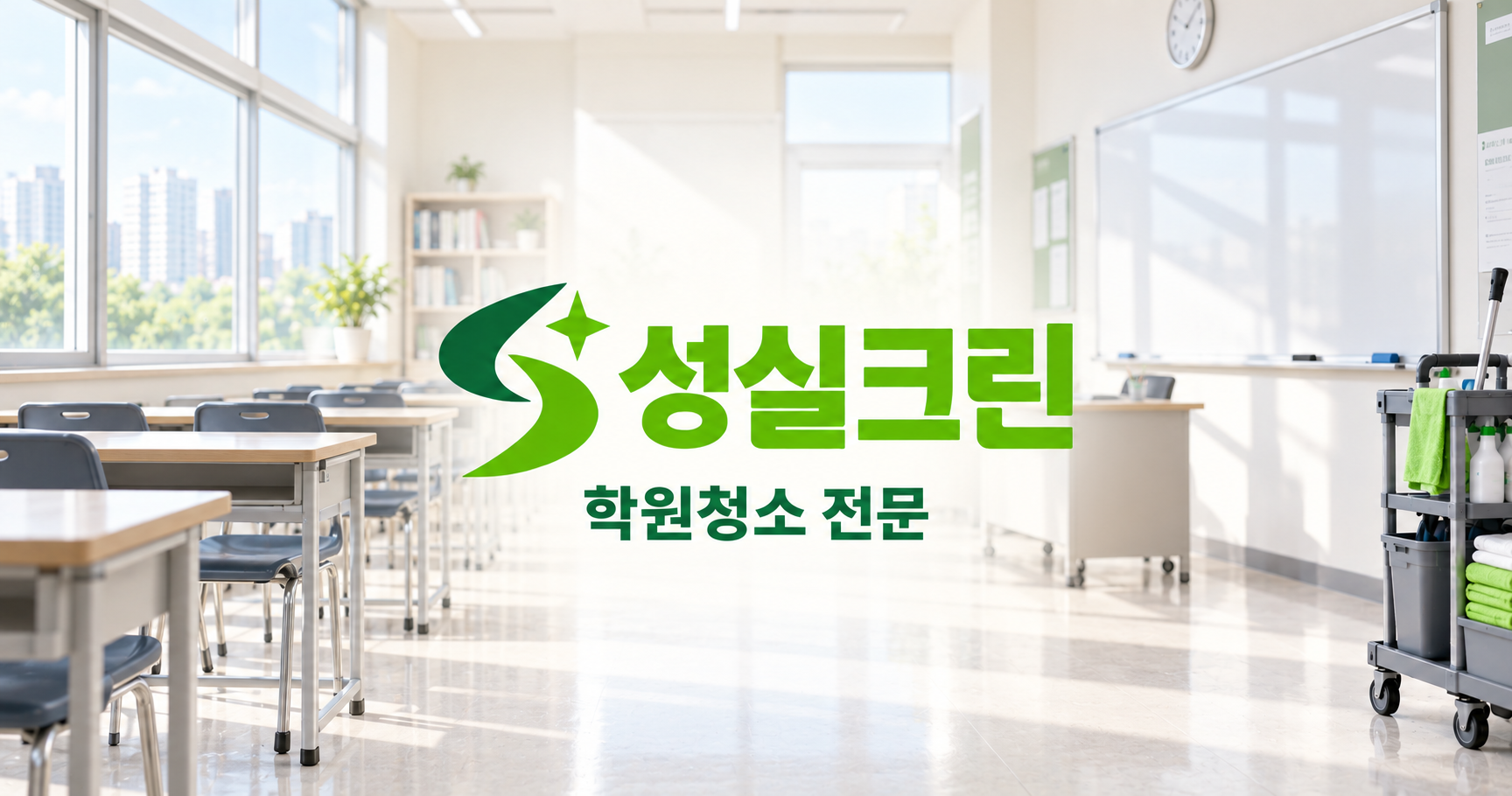 성실크린 학원청소 전문