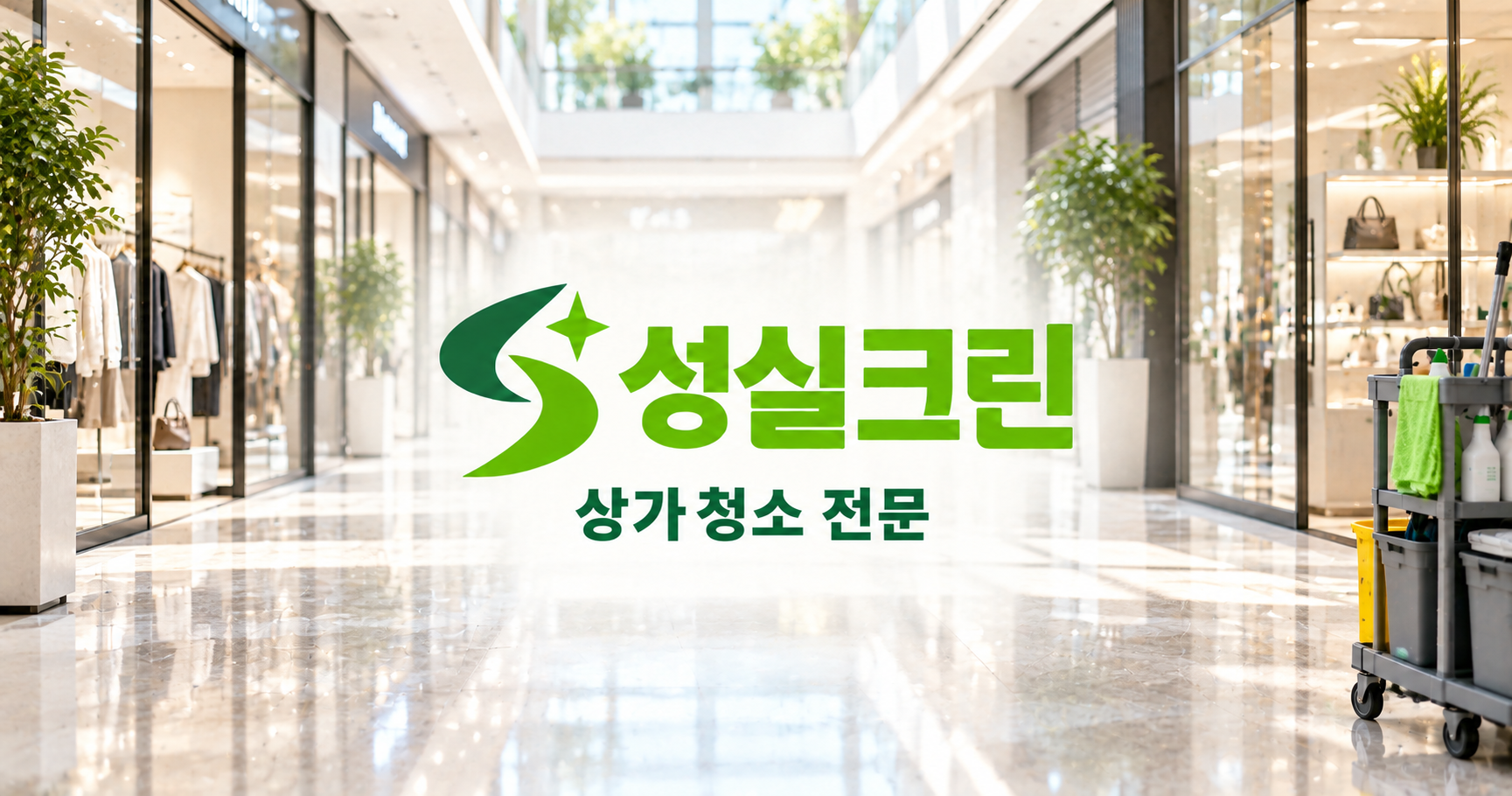 성실크린 상가청소 전문