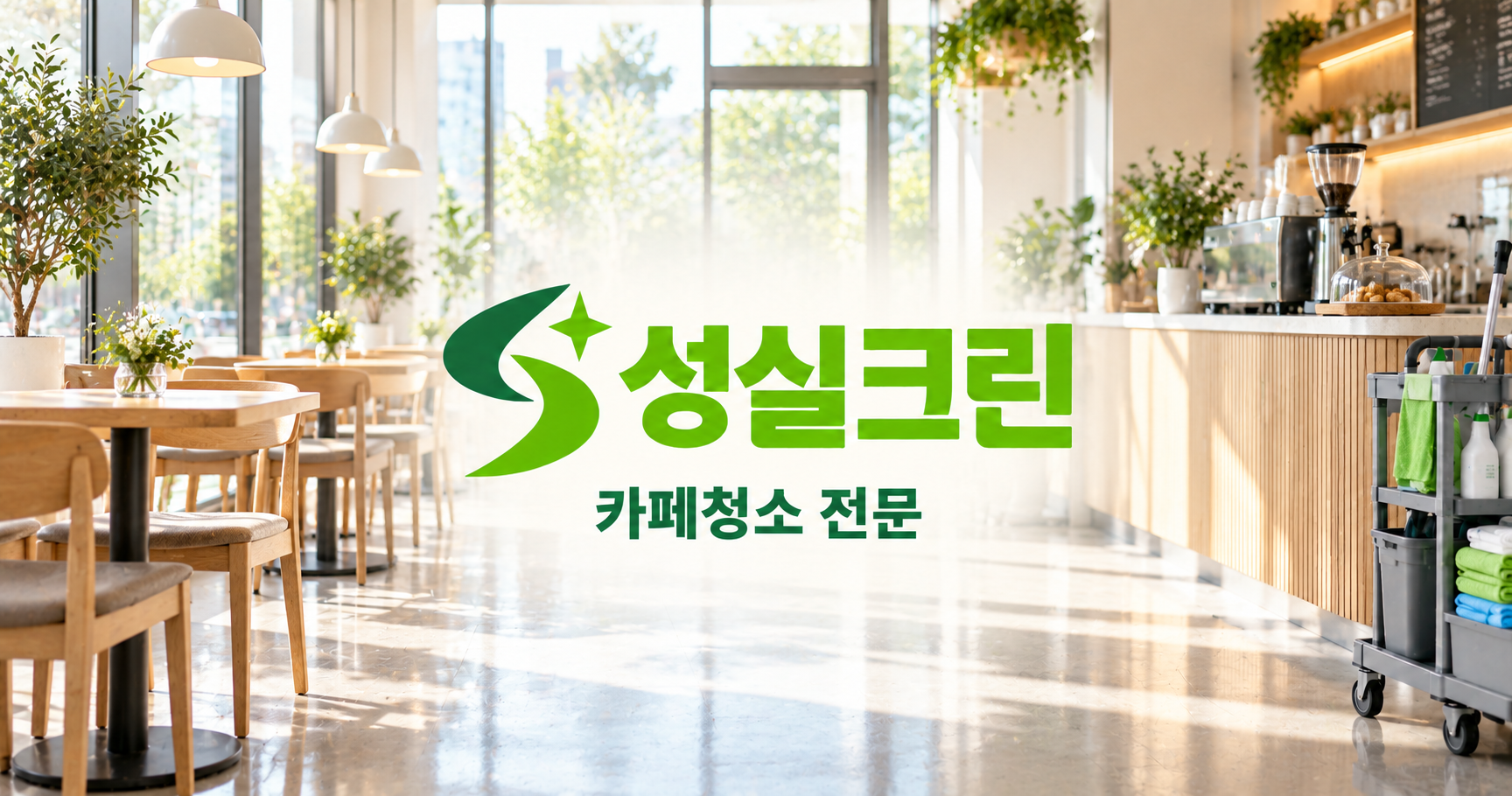 성실크린 카페청소 전문