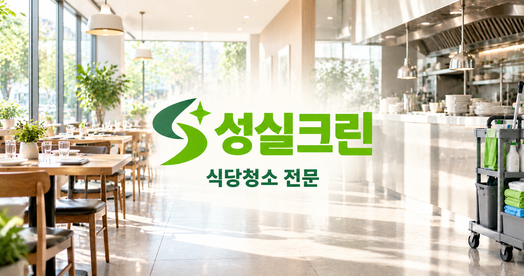 성실크린 식당청소 전문