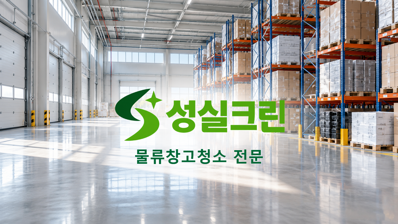 성실크린 물류창고청소 전문